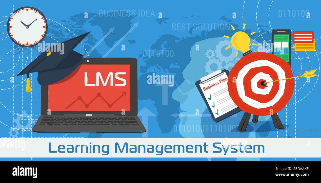 Vector Horizontal Banner Of Lms 2BDAAKE